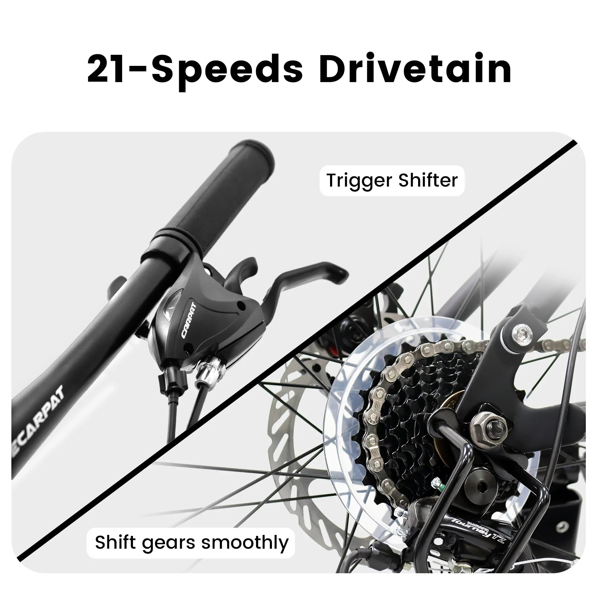 Dual Full-Suspension Mountain Bike 24/26/27.5-Inch (61/66/69.9 cm) 21-Speed Disc Brakes Unisex