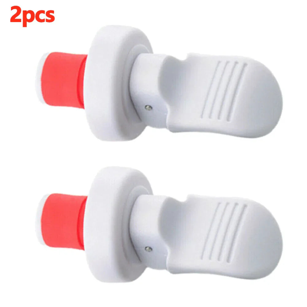 Wine Bottle Stopper Set (2/4/6-Pack) Hand-Press Airtight Rubber Sealers for Wine, Beer, Champagne & Oil