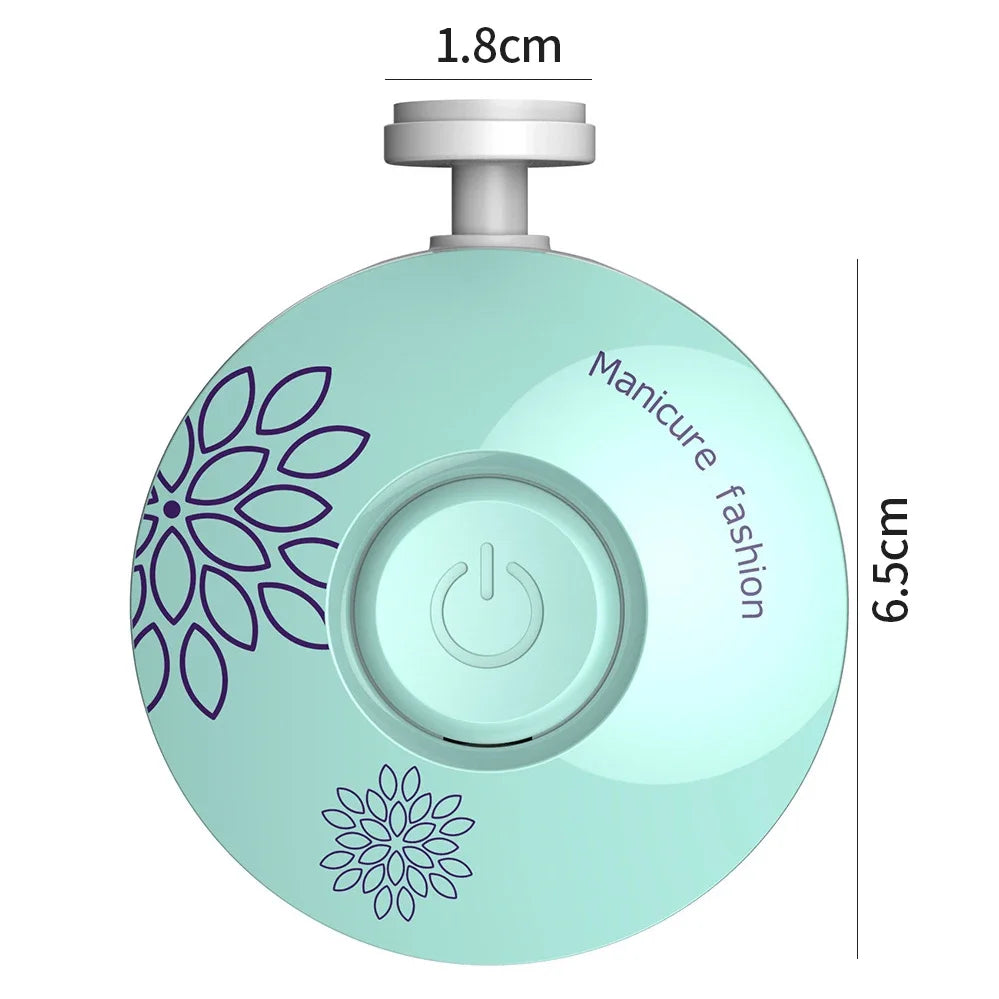 Electric Baby Nail Trimmer Kit for Newborns & Infants, Nail Clipper and Polisher Manicure Set