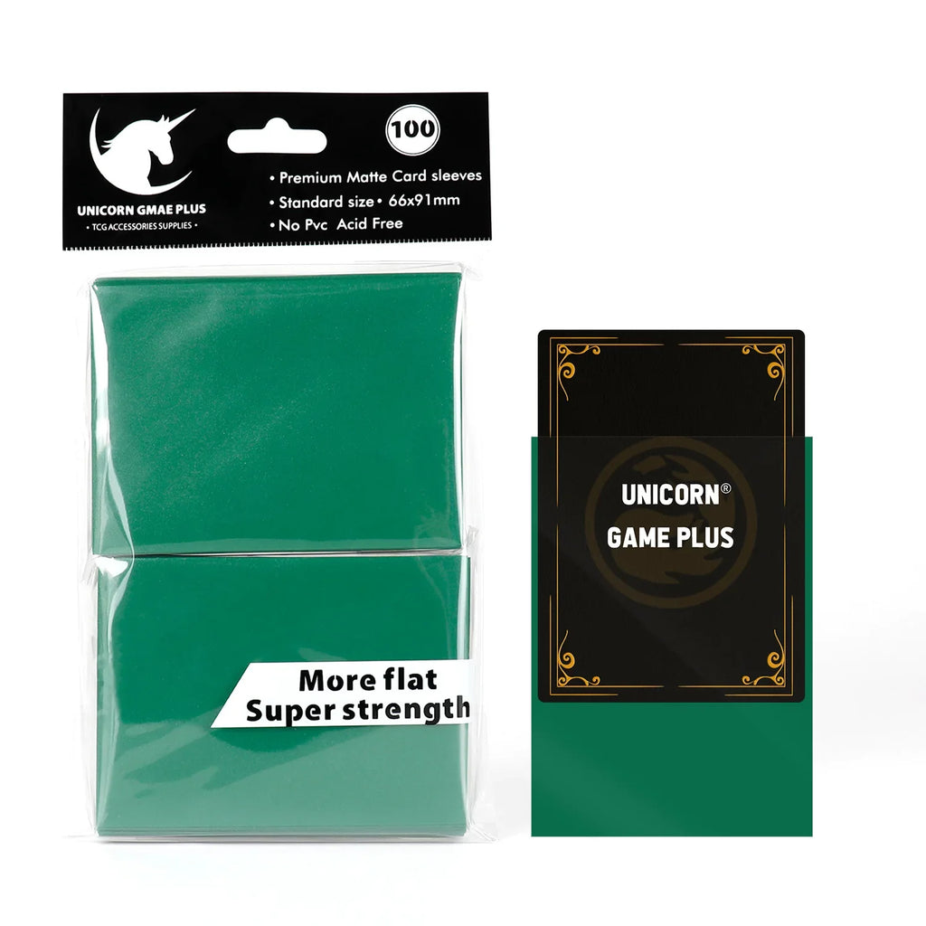 100-Pack Matte Card Sleeves 66 x 91 mm (2.6 x 3.6 in) – Standard TCG Trading Card Protectors for Tarot & Board Games