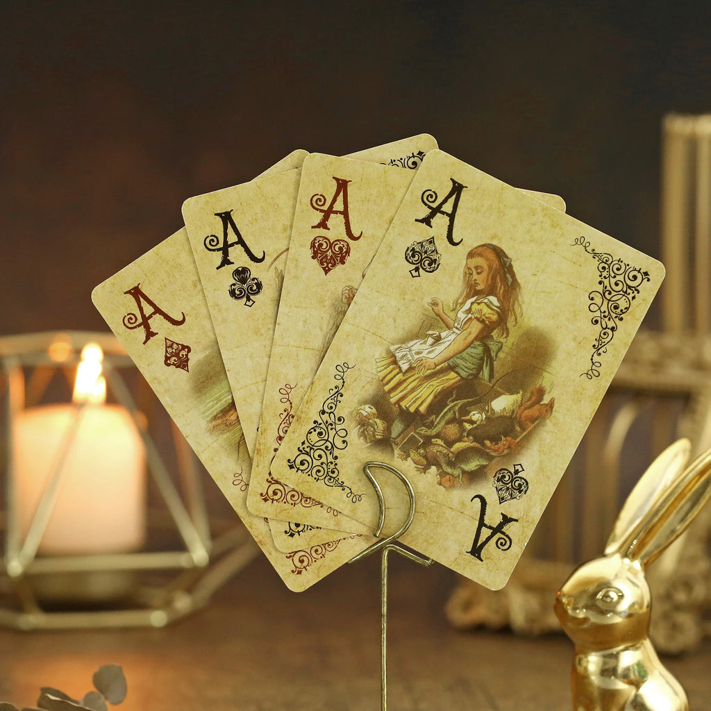 Vintage Alice in Wonderland Playing Cards - Retro Poker Deck, Collectible