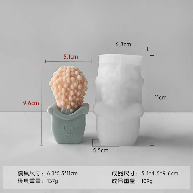 3D Tulip Bouquet Silicone Mold for Candles, Soap, Resin & Cake Decorating – Lavender Flower DIY Craft Mold