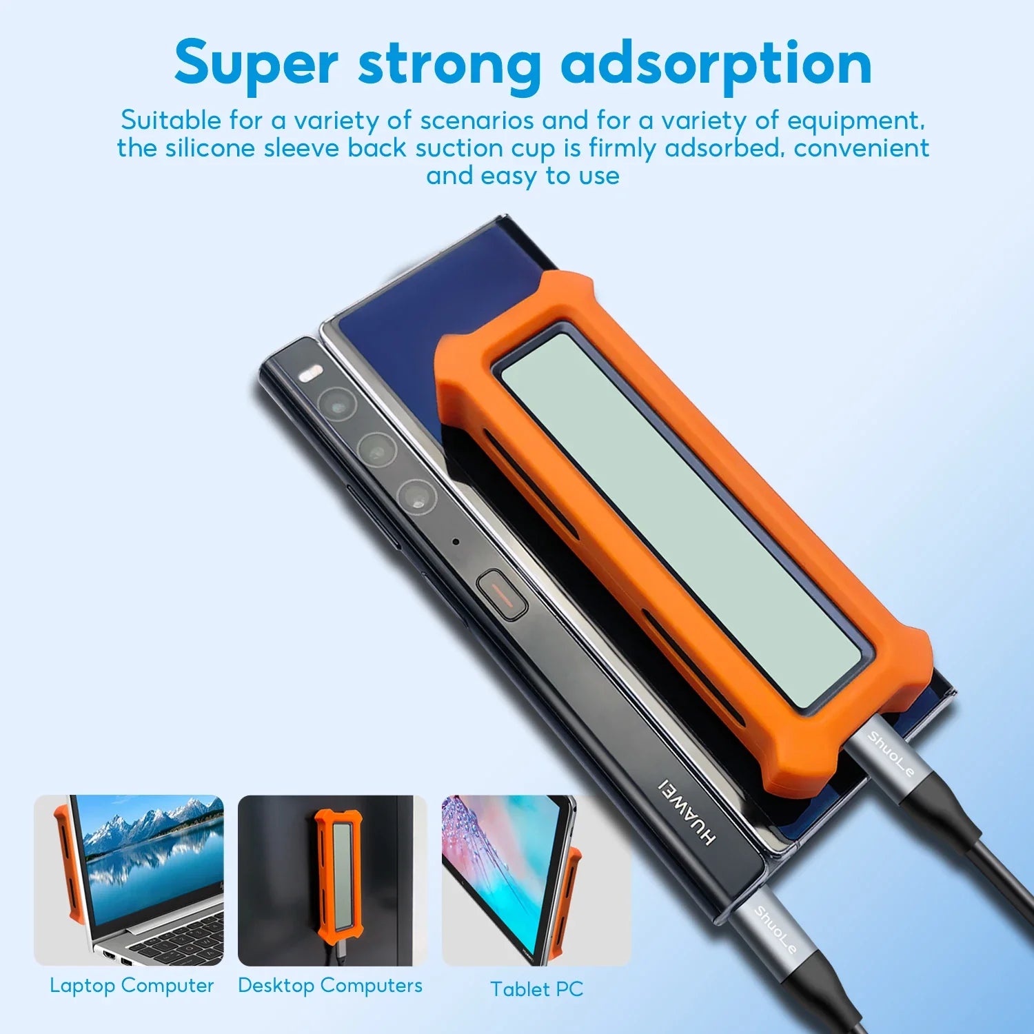 Portable M.2 NVMe SSD Enclosure with HD Health Display, USB 3.2 Gen 2 10Gbps PCIe