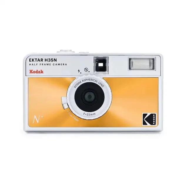 Half Frame 35mm Film Camera with Built-In Flash — Compact Pocket Film Camera, Film-Saving, Lightweight, 4 Colors