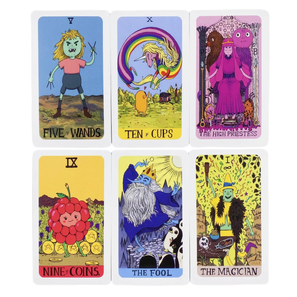 78-Card Tarot Oracle Deck - English Visions Divination Cards for Readings & Games