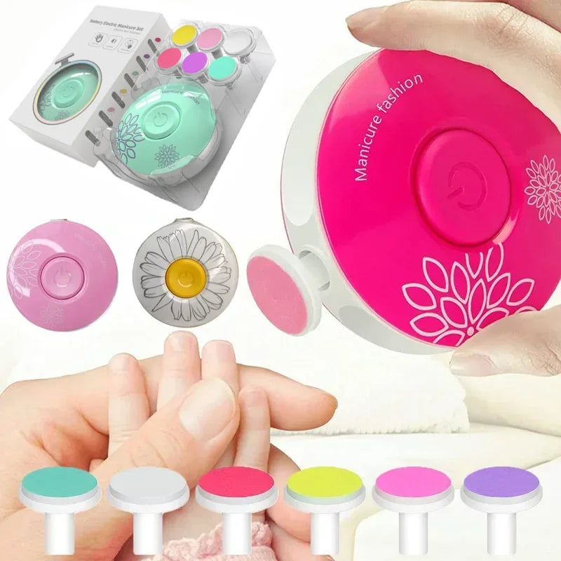 Electric Baby Nail Trimmer & Polisher Kit – Infant Nail Clipper for Newborns and Babies