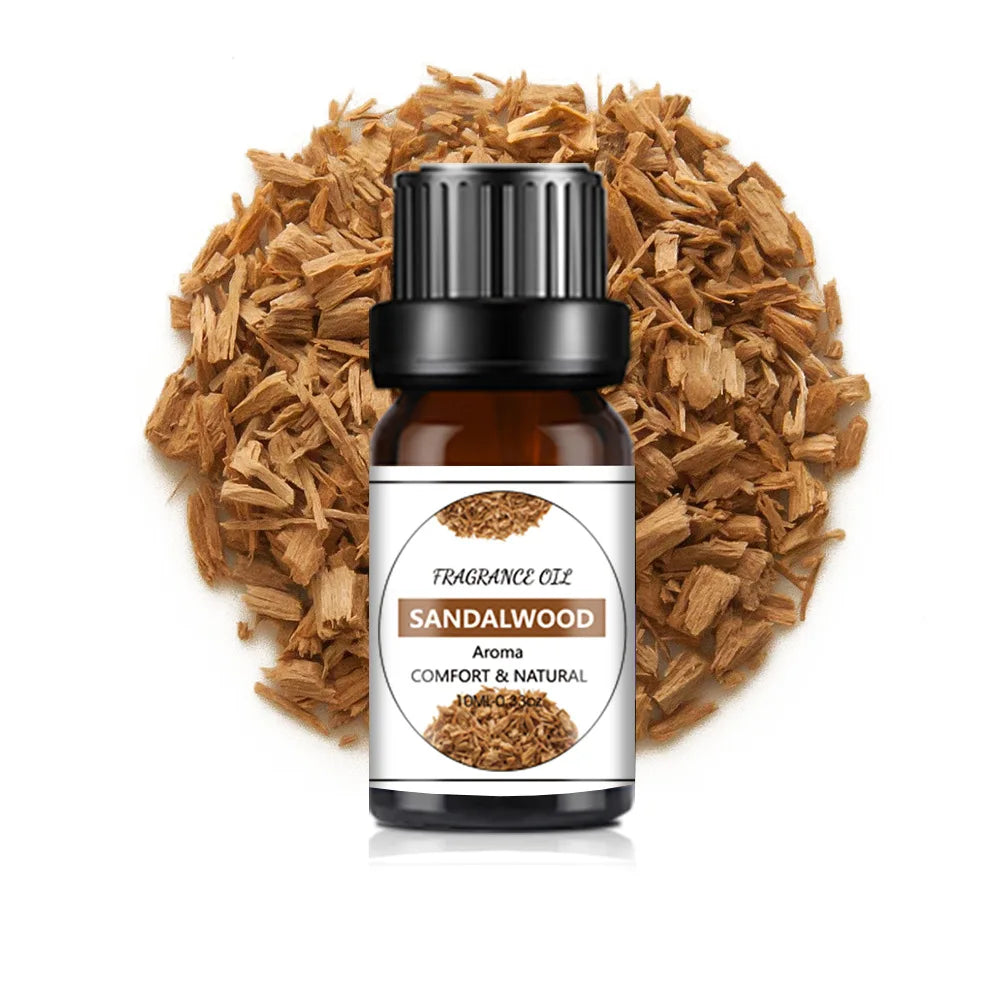 10ml (0.34 fl oz) Organic Essential Oil, 33 Scents Aromatherapy Fragrance Oil for Diffuser, Candle & Soap Making, Sleep