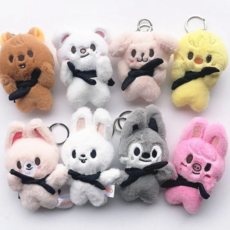 Kawaii Anime Mini Plush Keychain 10 cm (4 in) Cute Cartoon Bag Pendant School Bag Charm Birthday Gift