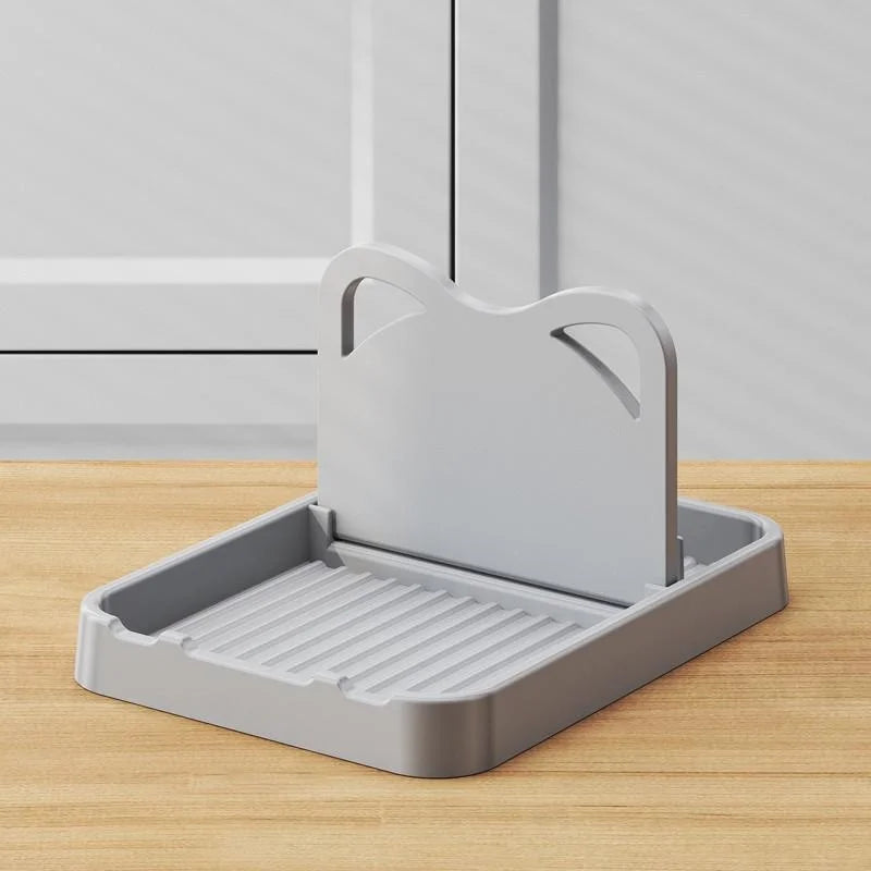 Multifunctional Pan Lid & Spoon Rest Rack - Pot Lid Holder Stand with Spatula and Spoon Storage