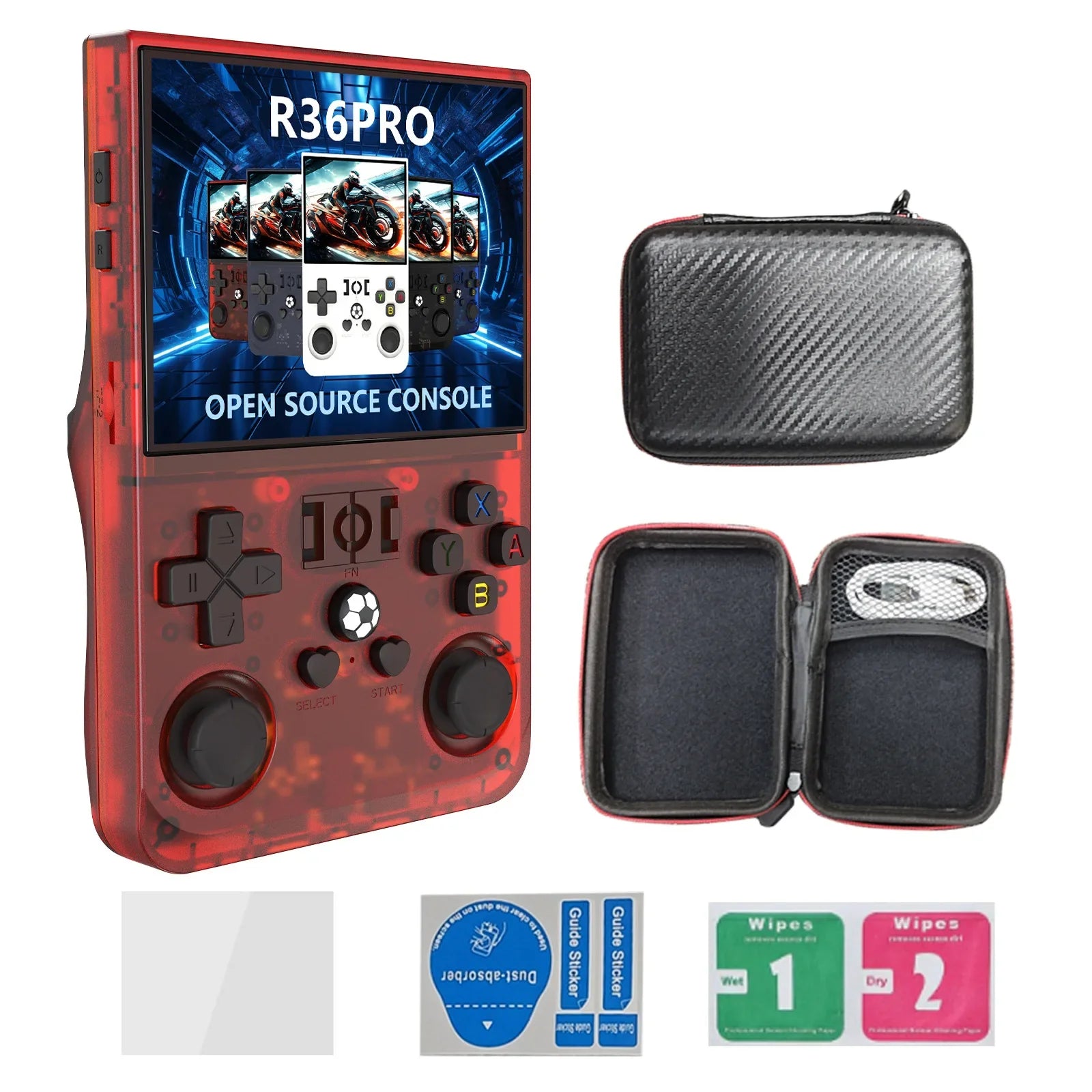 128GB Retro Handheld Game Console – 3.5-inch (8.9 cm) 640x480, Preloaded 15,000 Classic Games, Portable Video Game Player