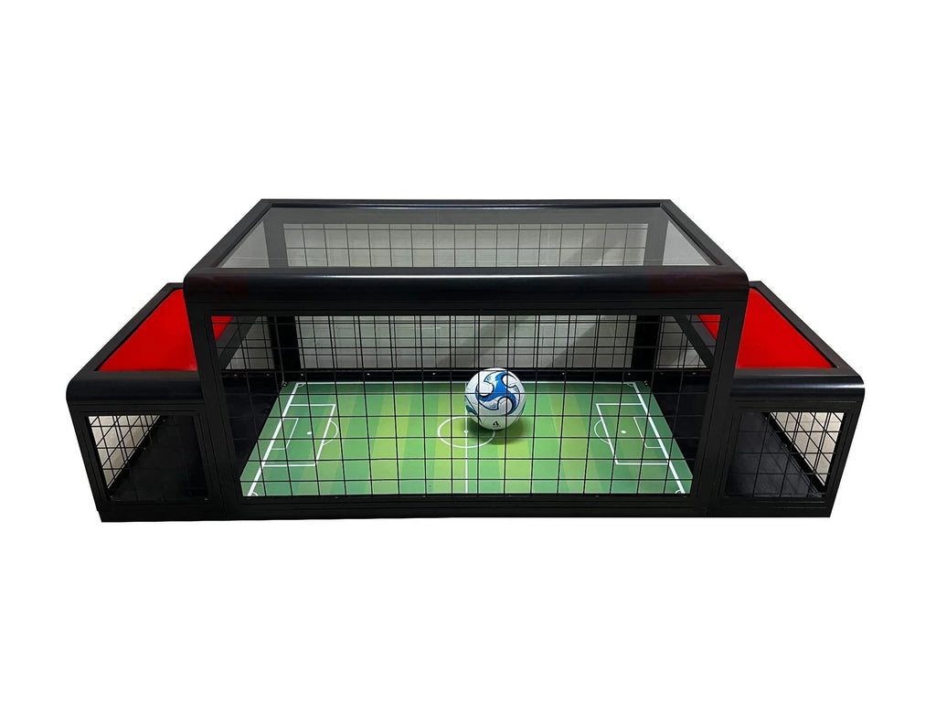Coin-Operated 2-Player Table Football (Foosball) Game – Soccer Table 55 x 31.5 x 29 in (140 x 80 x 73.5 cm) Indoor/Outdoor for Kids & Adults