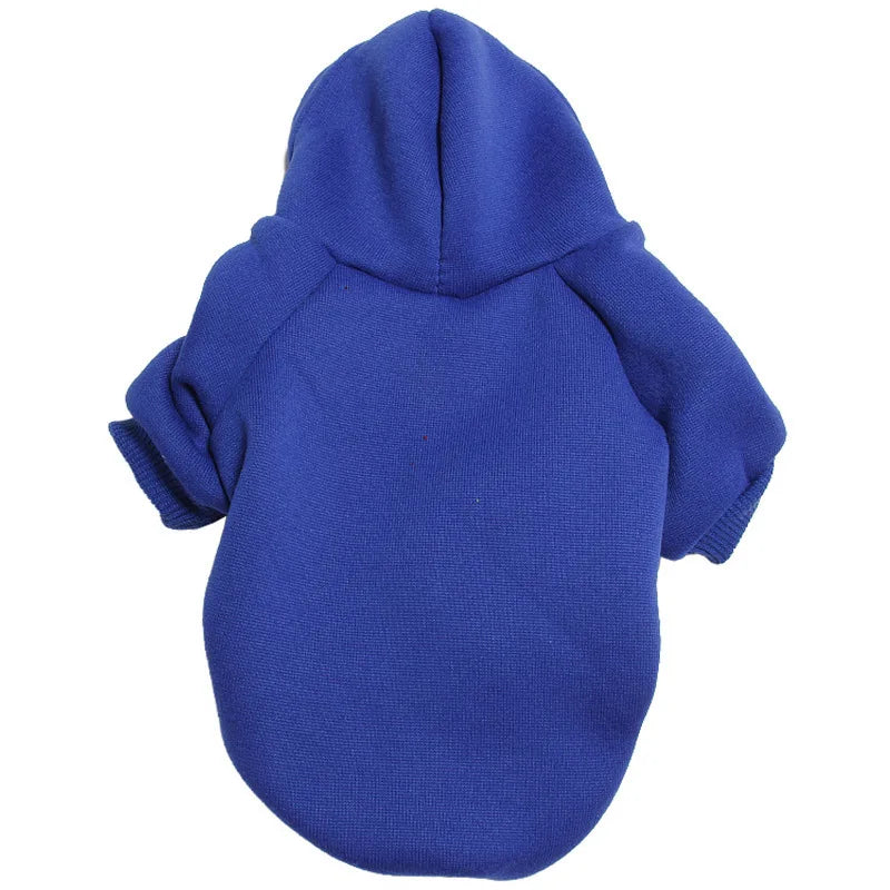 Warm Dog Hoodie Sweatshirt – Hooded Coat for Small, Medium & Large Dogs