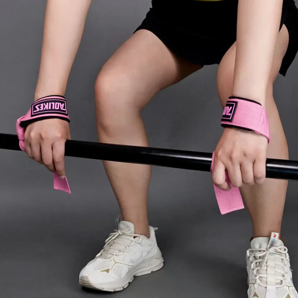 Adjustable Wrist Wraps for Weightlifting – Elastic Wrist Support Bands for Gym, CrossFit & Powerlifting (1 Pair)