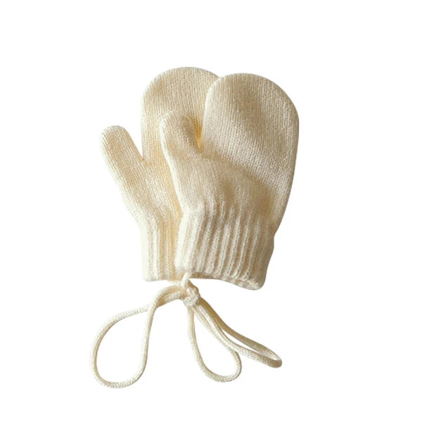Kids Wool Winter Mittens Candy-Colored Knitted Gloves for 1-4 Years (14.5 x 9 cm / 5.7 x 3.5 in)