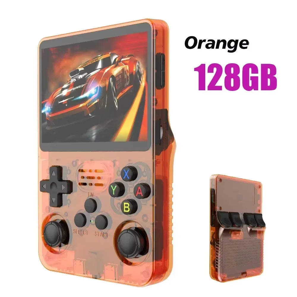 Retro Handheld Game Console 3.5-Inch IPS 640x480, 15,000+ Classic Games, 3200mAh Battery, Bluetooth Portable Pocket Player