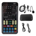 Portable Voice Changer Mini Sound Card - Multifunction Recording Set for Gaming, Streaming & PC