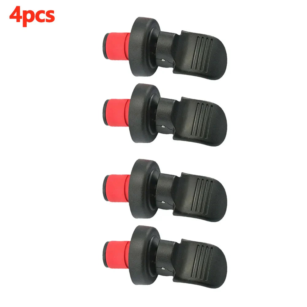 Wine Bottle Stopper Set (2/4/6-Pack) Hand-Press Airtight Rubber Sealers for Wine, Beer, Champagne & Oil