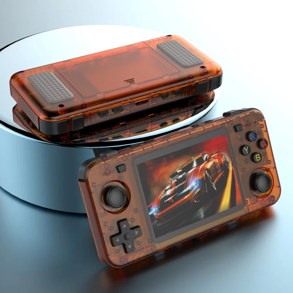 15000+ Ready Games! 3.5" IPS Retro Handheld Console RK3326, 3000mAh Long Play original ARKOS Blue R36H 64GB 128GB