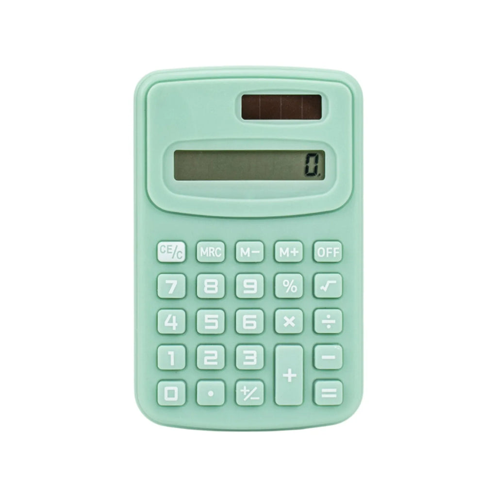 Pocket 12-Digit Solar & Battery Calculator – 4-Function Handheld for Students, Office, Accounting