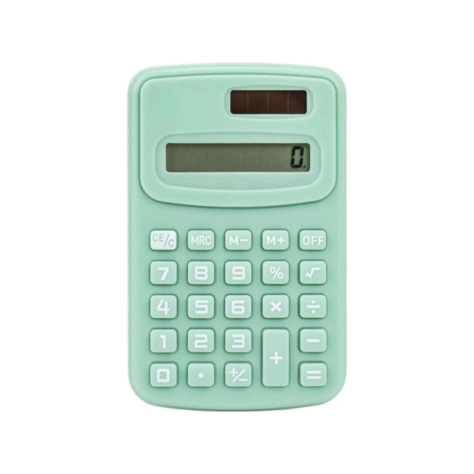 Pocket 12-Digit Solar & Battery Calculator – 4-Function Handheld for Students, Office, Accounting