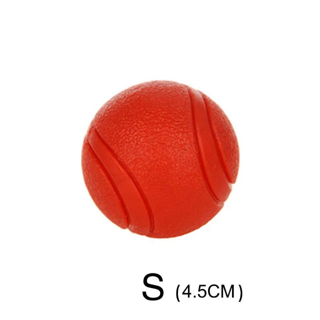 Indestructible TPR Dog Molar Ball – Bite-Resistant Interactive Training Toy, Sizes S–XL (1.8–2.8 in / 4.5–7 cm)