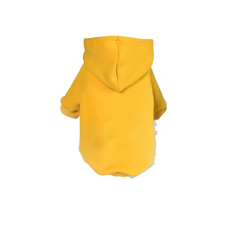 Warm Dog Hoodie Sweatshirt – Hooded Coat for Small, Medium & Large Dogs