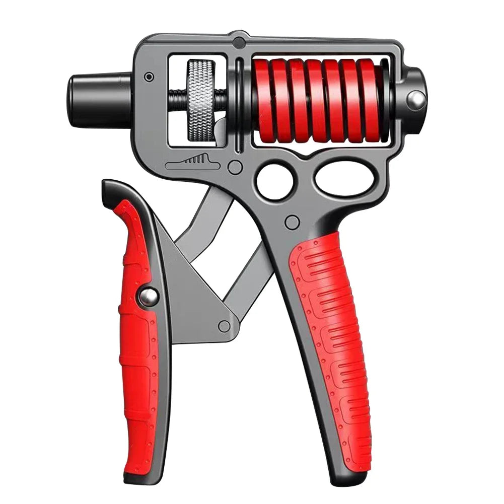 Adjustable Hand Grip Strengthener 5–165 kg (11–364 lb) Nonslip Hand Gripper with Mechanical Counter — Wrist, Finger & Forearm Trainer