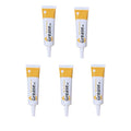 5-Pack Zipper Lubricant Tubes 10 g (0.35 oz) — Portable Zipper Grease for Clothes, Bags & Jackets