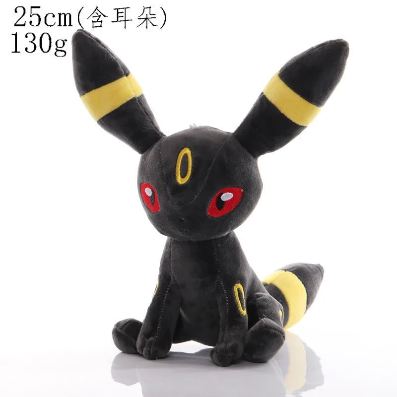 Pikachu & Friends 8 in (20 cm) Plush Stuffed Animal — Pikachu Charmander Squirtle Bulbasaur Eevee Scorbunny Gengar Snorlax Christmas Gift