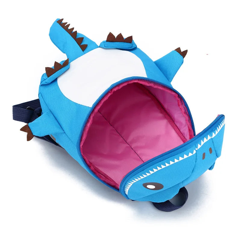Dinosaur Kids Backpack Waterproof Oxford Nylon School Bag for Kindergarten — 30 x 21 cm (11.8 x 8.3 in)