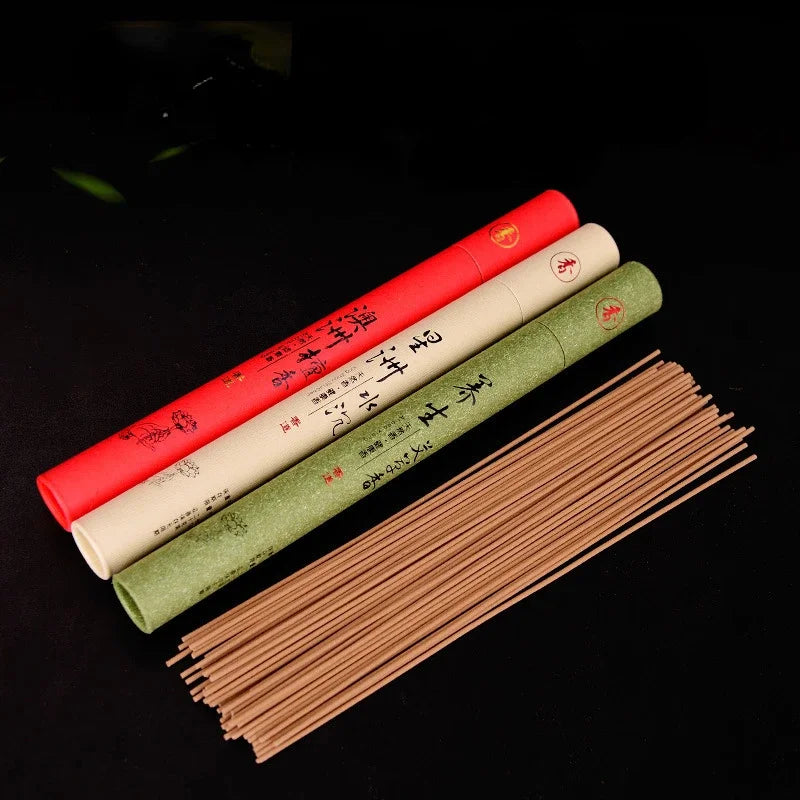 40-Pack Natural Sandalwood Incense Sticks — Lavender, Green Tea & Rose Aromas for Home, Meditation & Ceremony