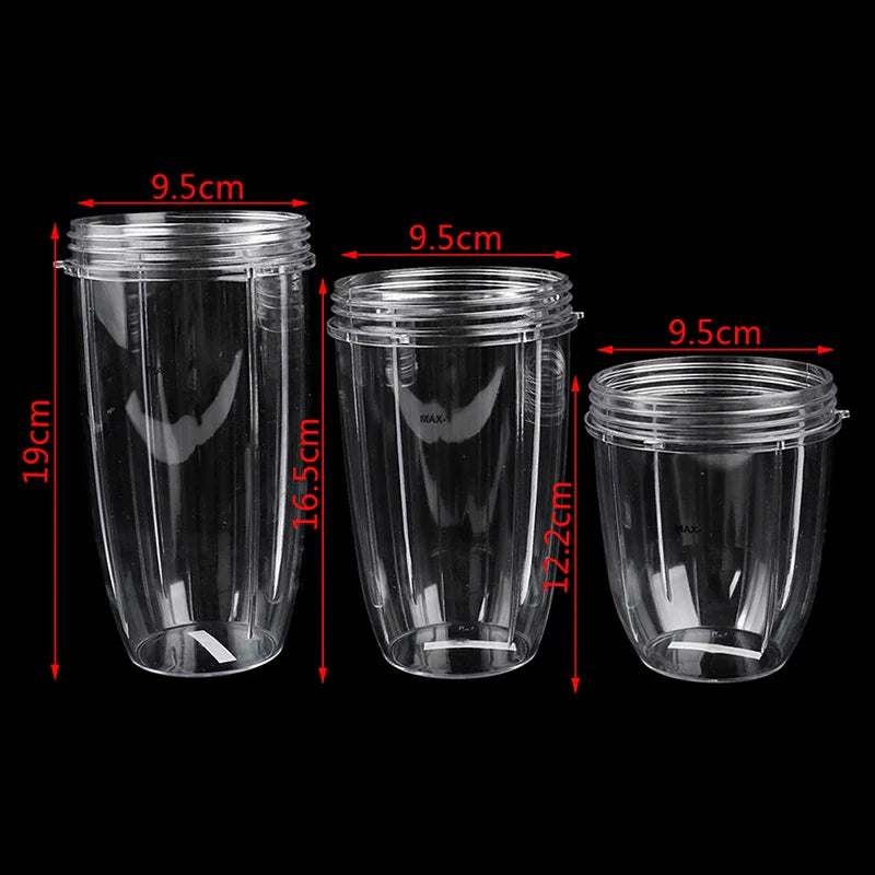 Clear PC Replacement Juicer Cup for Personal Juicer & Blender — 18/24/32 oz (532/710/946 ml)