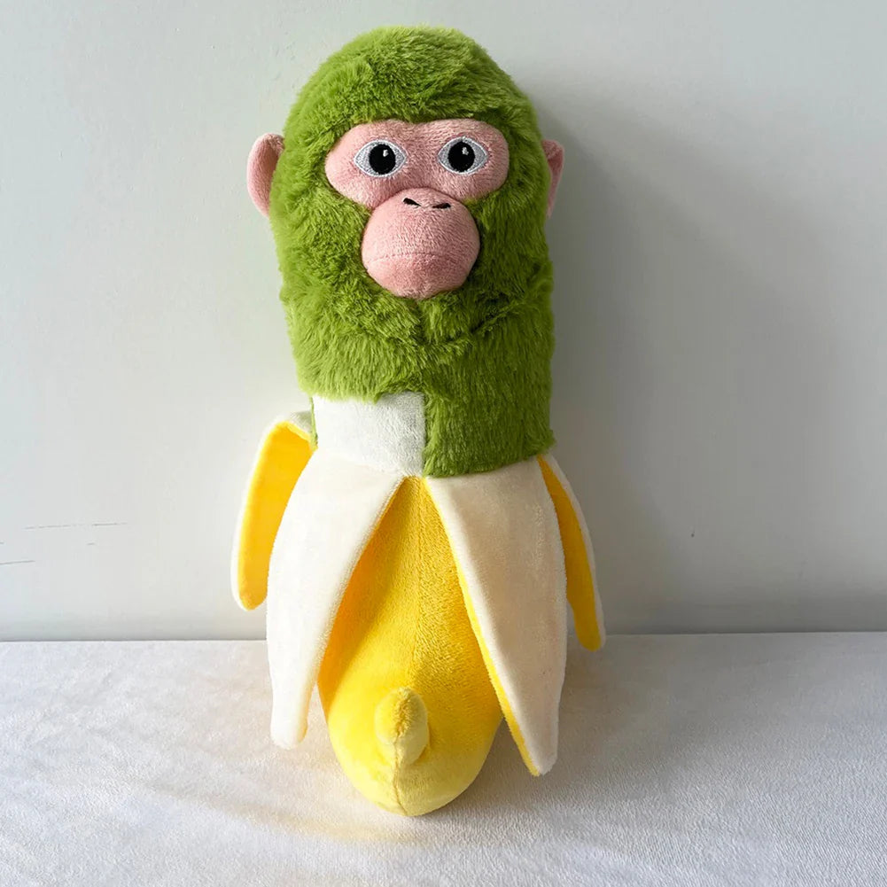 Tungsahur Plush Toy – Italian Meme Cartoon Stuffed Animal Pillow with Sound, 9.84 x 5.12 x 5.12 in (25 x 13 x 13 cm) Collectible