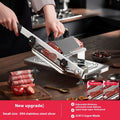 Mutton Roll Meat Slicer 200mm (7.9 in) Stainless Steel — Frozen Beef & Lamb Slicer for Hot Pot, BBQ & Home Kitchen