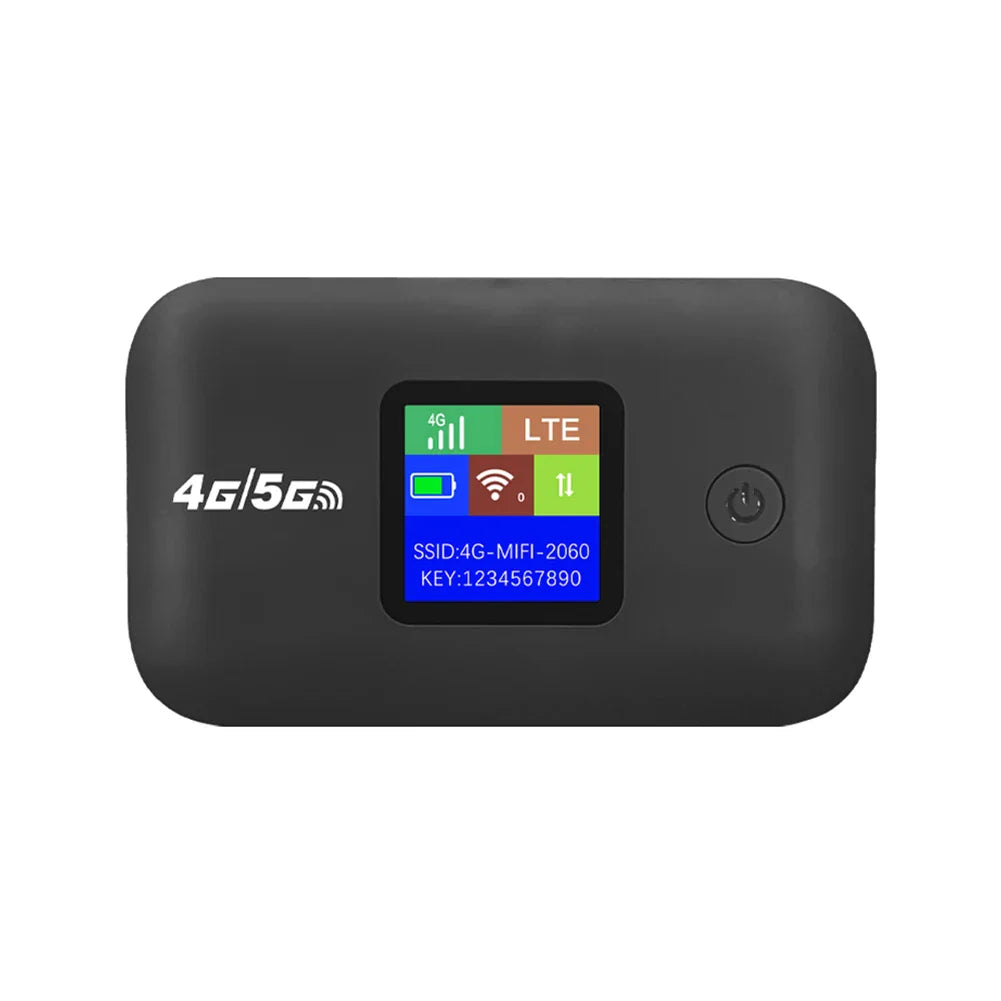 4G LTE Portable Pocket WiFi Router 150Mbps Mobile Hotspot with SIM Slot & 3000mAh Battery