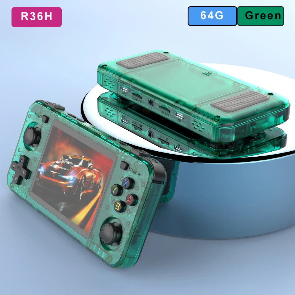 3.5-inch Handheld Retro Game Console — IPS Screen, 64GB, 3000mAh, Linux, 10,000+ Classic Games