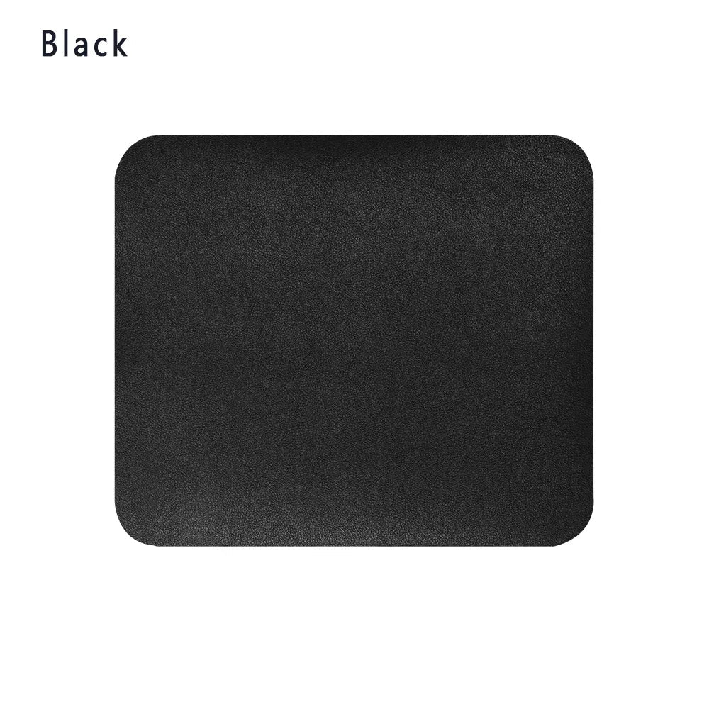 Universal Anti-Slip Leather Mouse Pad – 9.06 x 7.87 x 0.08 in (230 x 200 x 2 mm) Waterproof Desk Cushion for Gaming & Office