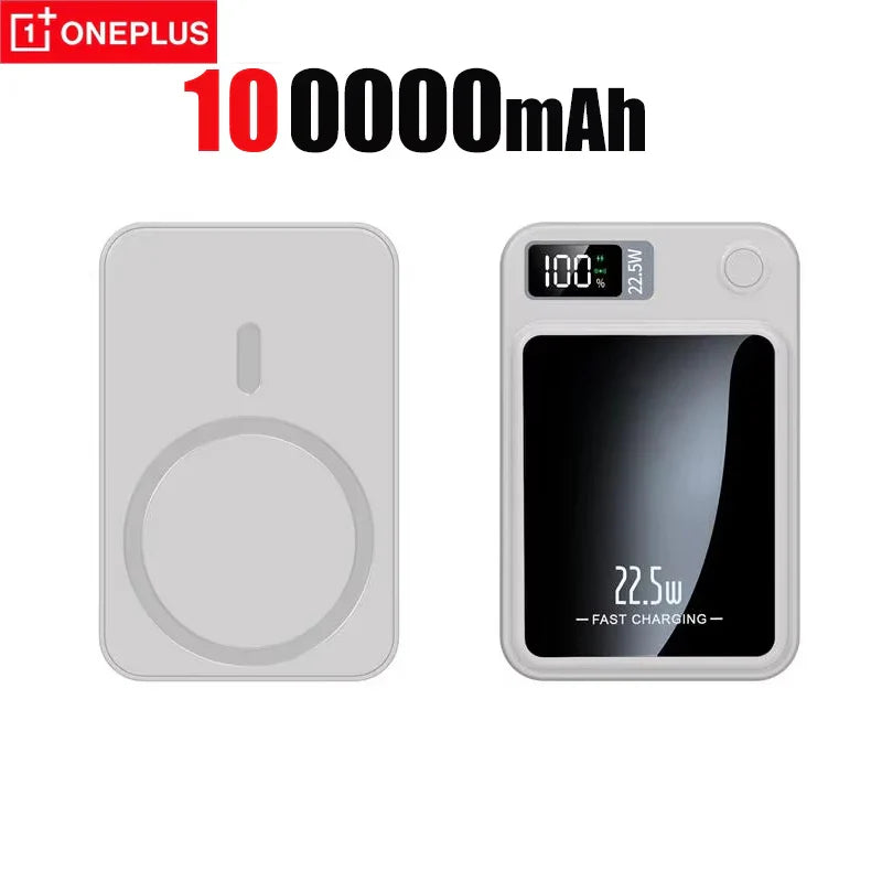 Magnetic Wireless Power Bank 200000mAh 22.5W Fast Charging Portable Charger with Digital Display for iOS & Android
