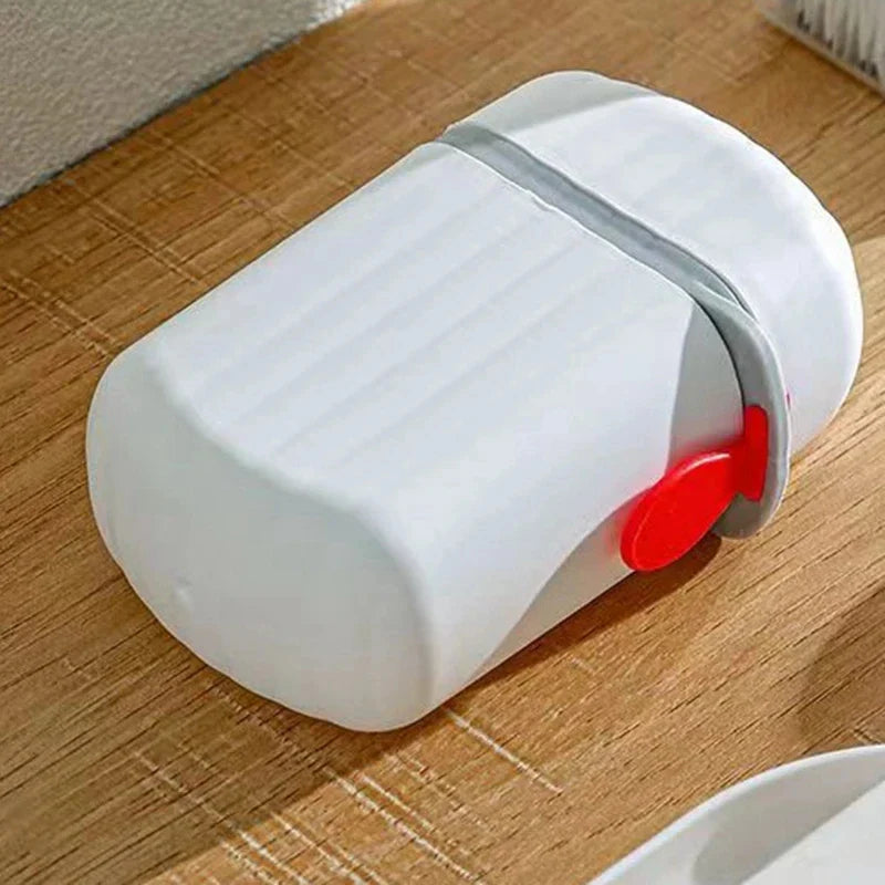 Portable Waterproof Soap Case with Drain - Sealed Travel Soap Box Organizer for Bathroom and Outdoor