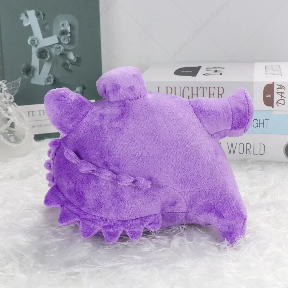 Sleeping Gengar Plush Toy Soft Anime Ghost Monster Peluche Doll Cute Birthday Gift for Kids