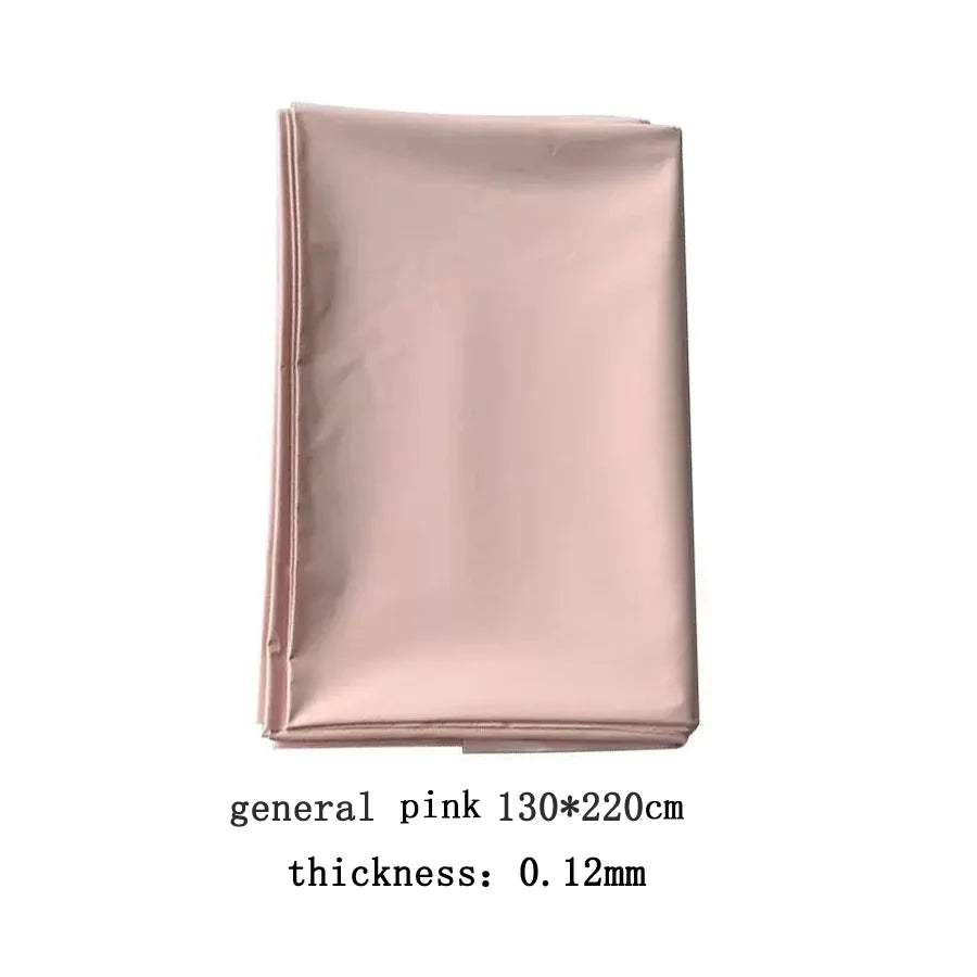 Black Waterproof PVC Bed Sheet – Oil-Resistant Thick Mattress Protector Fits 1.2 / 1.5 / 1.8 / 2.0 m Beds (220×130 / 220×160 / 220×200 cm | 86.6×51.2 / 86.6×63.0 / 86.6×78.7 in)