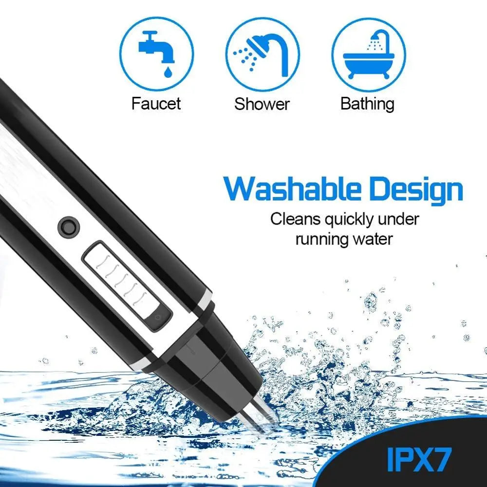 4-in-1 Cordless Rechargeable Nose, Ear, Beard & Hair Trimmer Grooming Kit