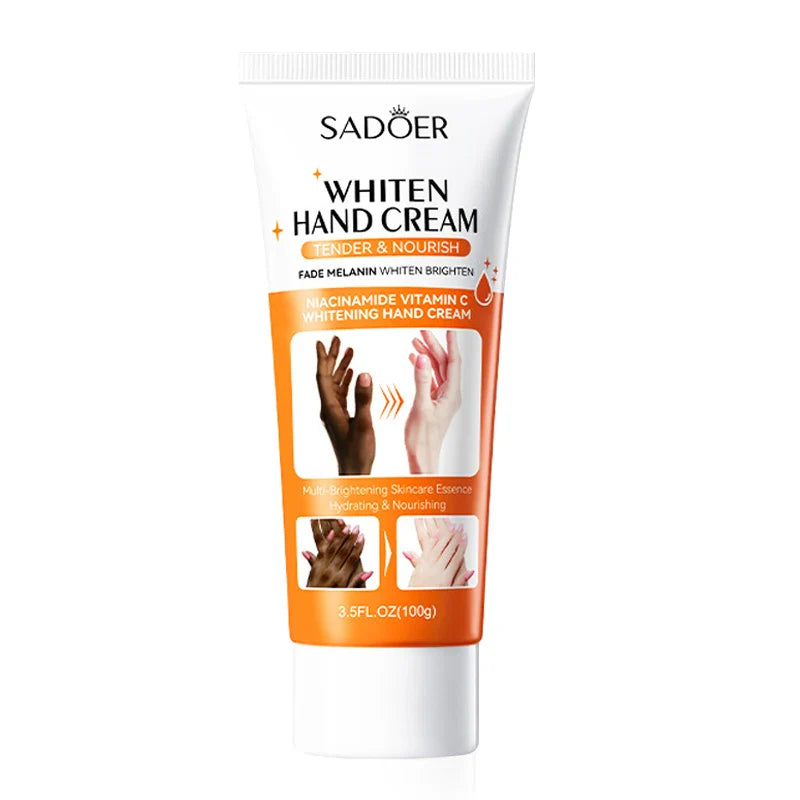1/2/3pcs SADOER 100g Moisturizing Hand Cream Tender Nourish Non Greasy Brightening Hydrating Beauty Hands Travel Size Skin Care