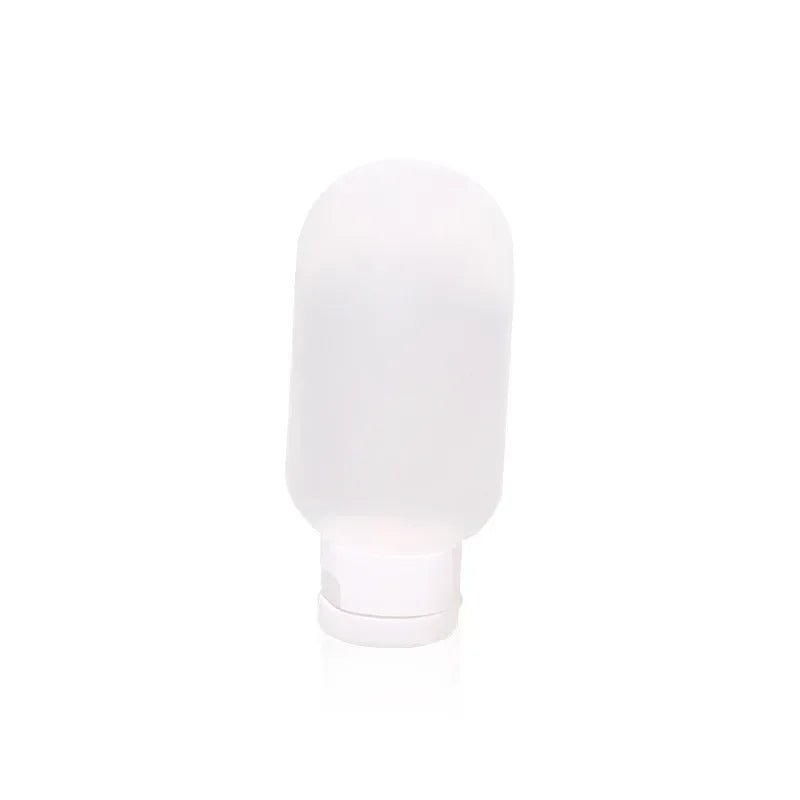 Refillable Silicone Travel Bottle Set - 30ml (1oz) & 60ml (2oz) Soft Squeeze Shampoo Lotion Containers Portable Travel Kit