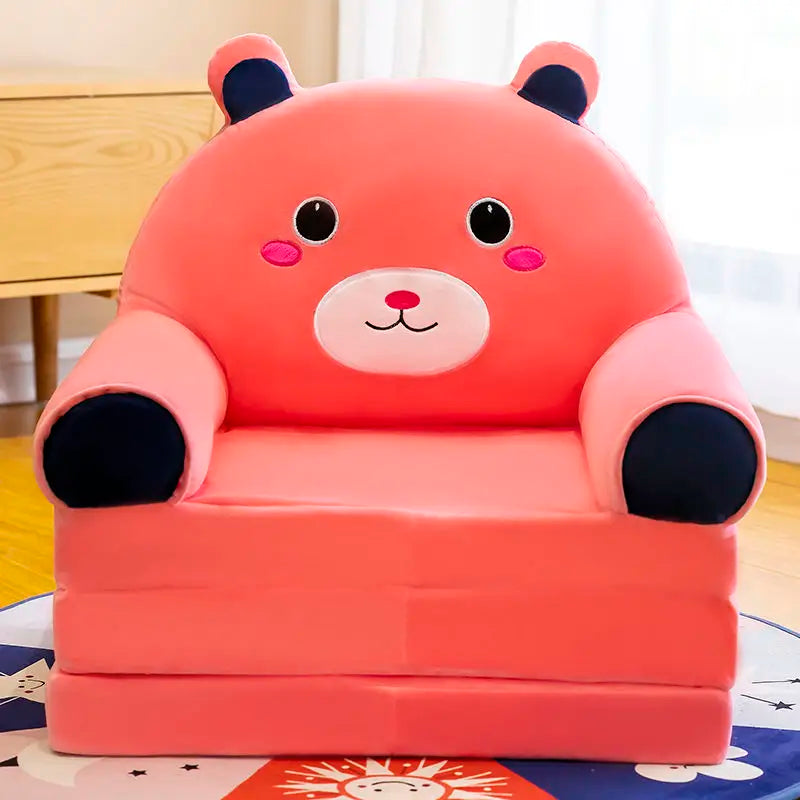 Kids Princess Sofa Removable Washable Foldable Children's Cartoon Armchair Toddler Couch