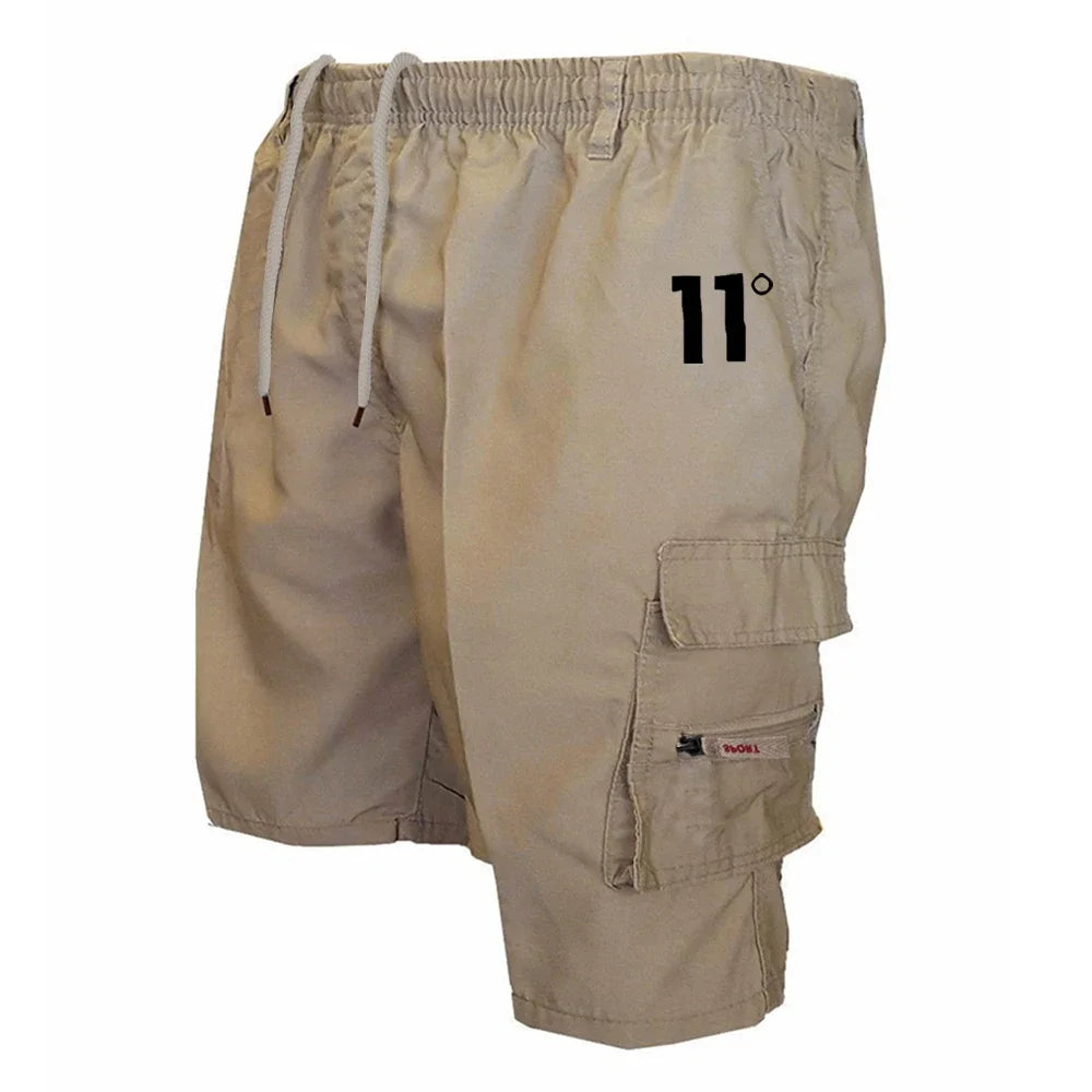 Mens Print Cargo Shorts Summer Sport Jogging Fitness Running Multiple Pockets Shorts Harajuku Camouflage Streetwear Short Pants