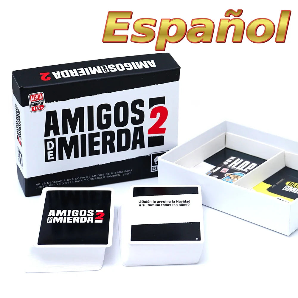 Spanish Card Game Bundle – Party & Family Games Set: Trio, Party Friends, The Imposter, Arre Unicorn, Black Stories, Unanimous, Sleeping Queens