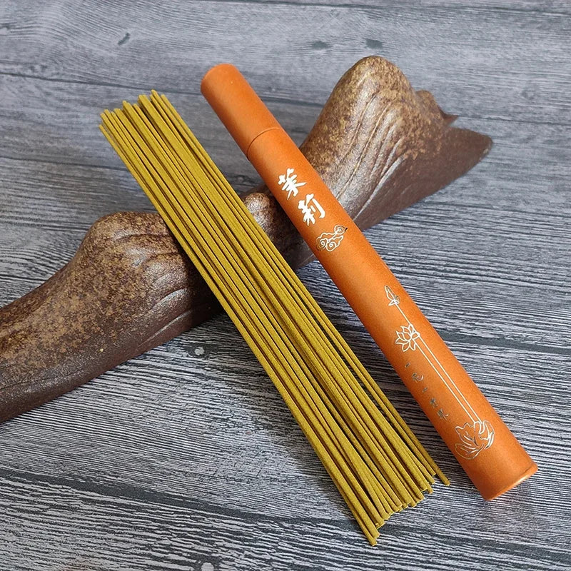 40-Pack Natural Sandalwood Incense Sticks — Lavender, Green Tea & Rose Aromas for Home, Meditation & Ceremony