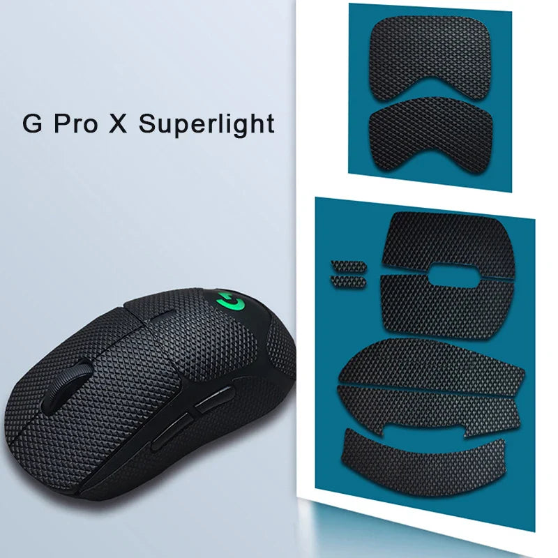 Anti-Slip Mouse Grip Tape — Ultra-Thin Sweat-Wicking Full-Body Skate Sticker for Wireless Gaming Mice