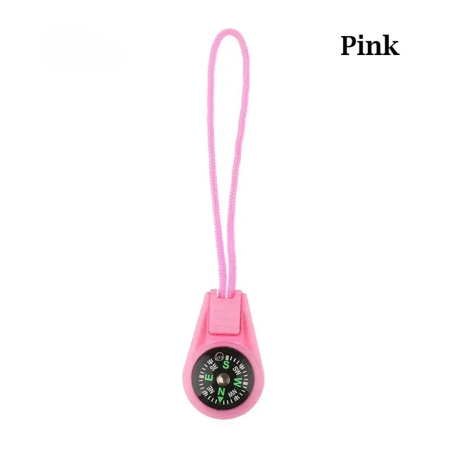 Mini Tactical Pocket Compass Keychain - Survival Compass for Camping, Hiking & Travel